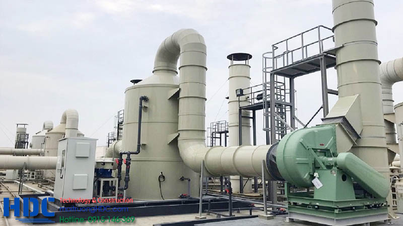 thi công hệ thống xử lý khí thải và bụi công nghiệp