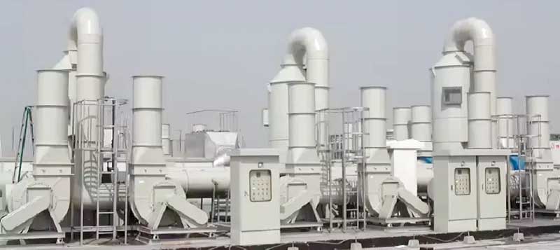 Kết hợp 2 loại tháp tối ưu trong xử lý khí