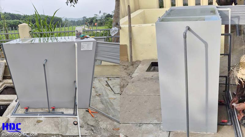 Model xử lý nguồn nước thải đạt chuẩn