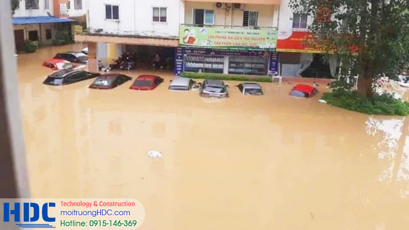 Nguyên nhân nước tràn vào chung cư