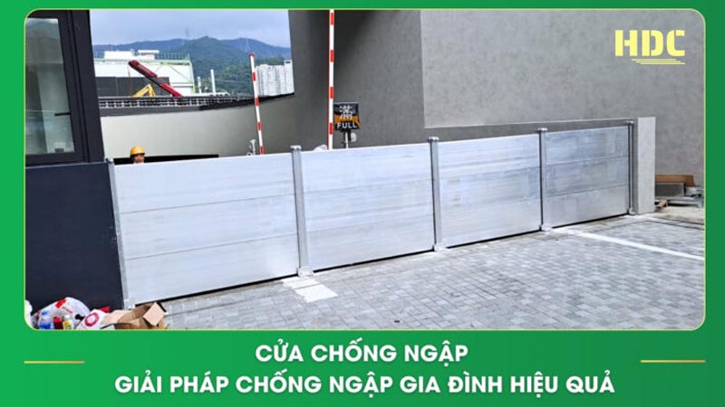 Đặc tính cửa chống ngập tháo lắp bằng tay