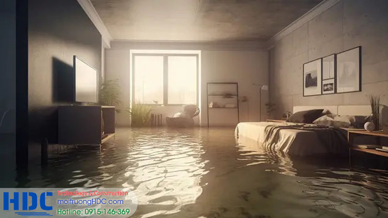 Hệ lụy vô cùng lớn khi nhà ngập nước