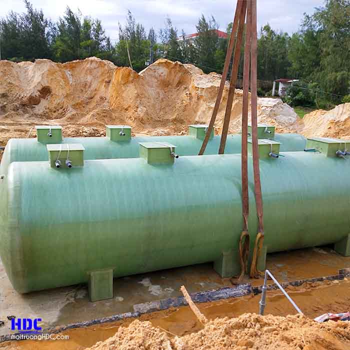 Hình ảnh thi công trạm xử lý nước thải tại đà nẵng