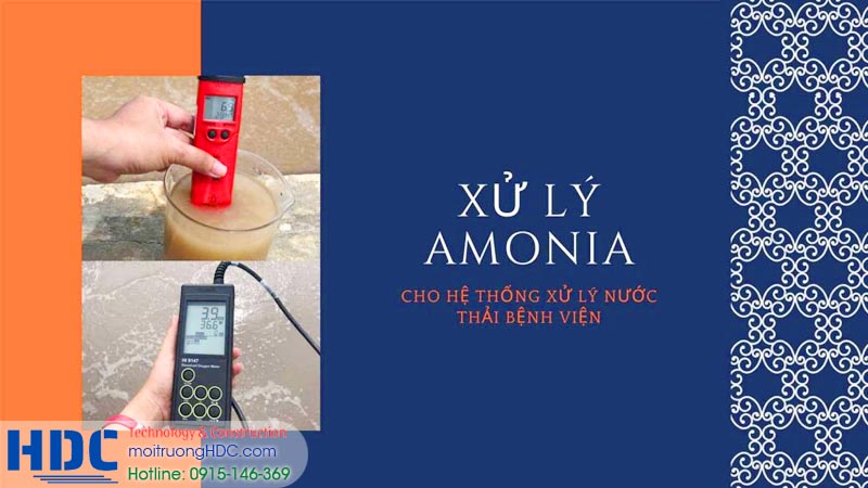 Giới thiệu cơ chế xử lý amonia của nước thải y tế