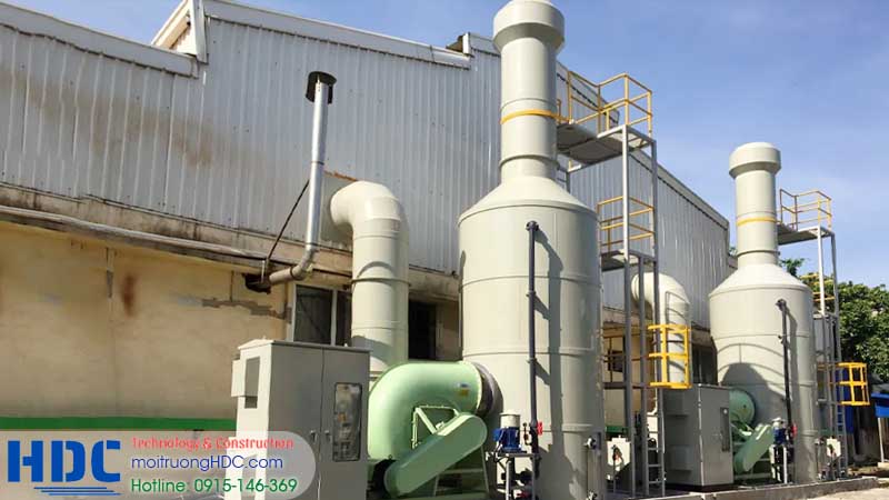 so sánh đặc điểm của hấp thụ trong xử lý khí