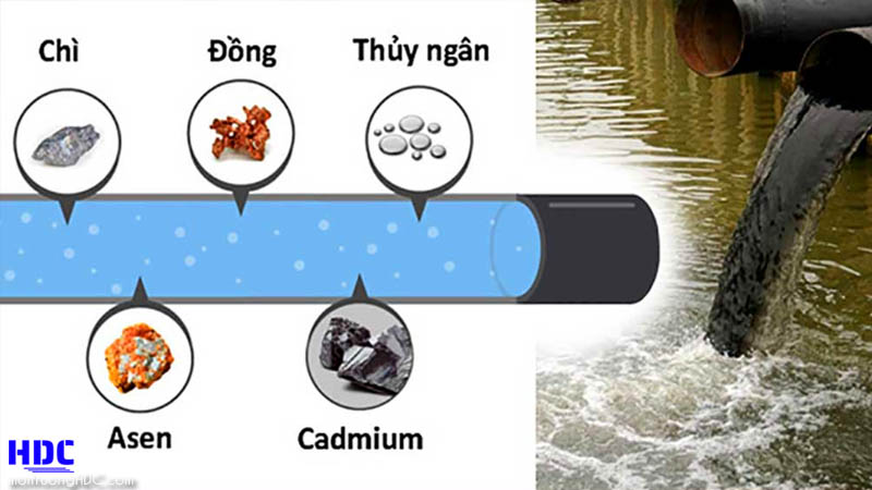 kim loại nặng có trong nước thải bệnh viện phát sinh từ đâu