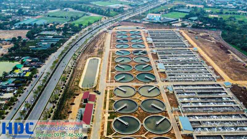 Quy mô của nhà máy xử lý nước thải yên xá