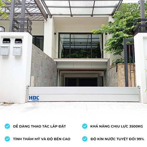 vách chống ngập khi trời mưa to