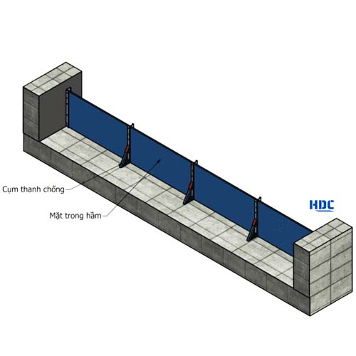 vách tháo lắp bằng panel chống nước tràn