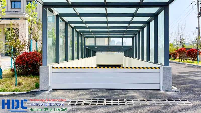 cửa chắn nước cho hầm để xe hiệu quả