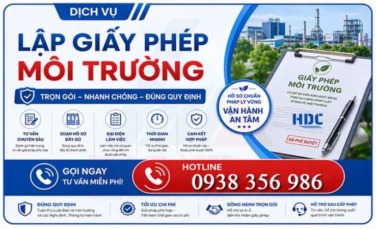 Đơn vị hỗ trợ tư vấn thủ tục môi trường hdc tại miền bắc