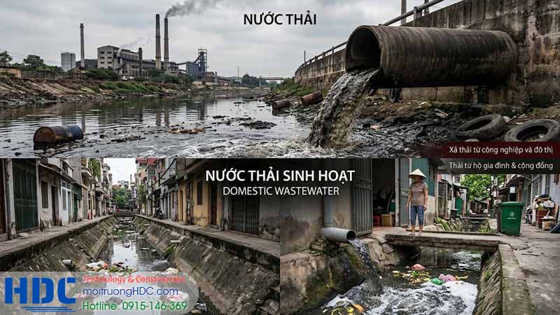 Giới thiệu đặc trưng nước thải và nước thải sinh hoạt