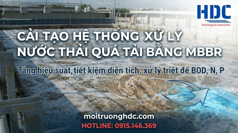 cải tạo hệ thống xử lý nước thải quá tải