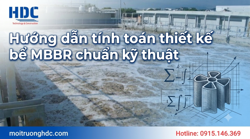 tính toán thiết kế bể MBBR