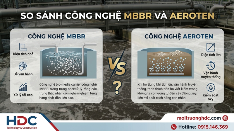công nghệ MBBR và Aerotank